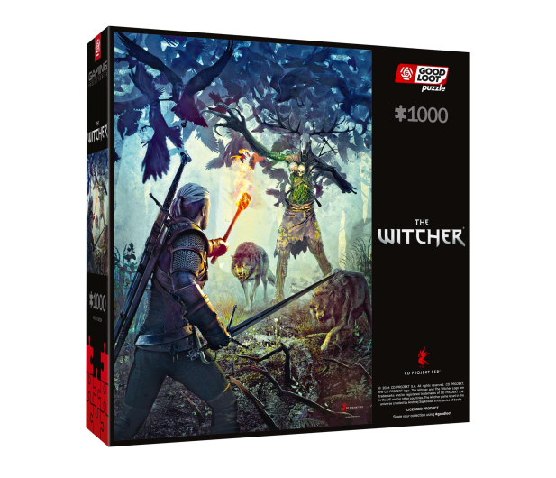 Merch Gaming Puzzle: The Witcher (Wiedźmin) Leshen, 1000 elementów - 1581094 - zdjęcie